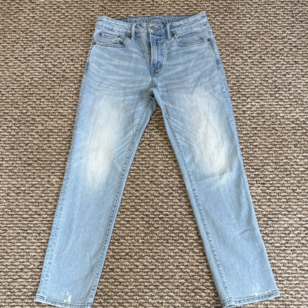 American Eagle Outfitters Light Blue Men's Straight Classic Jeans